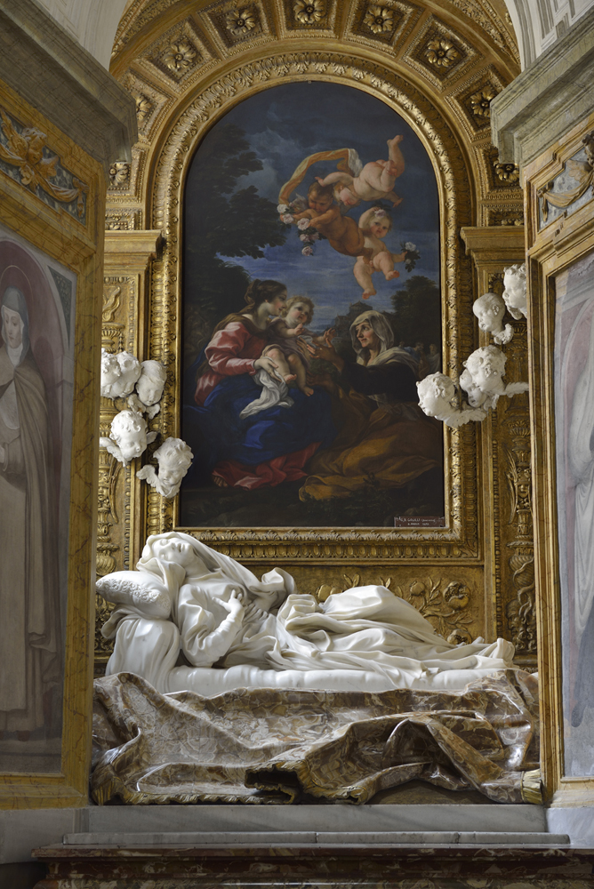 Gian Lorenzo Bernini Estasi beata Ludovica Albertoni Roma S. Francesco a Ripa